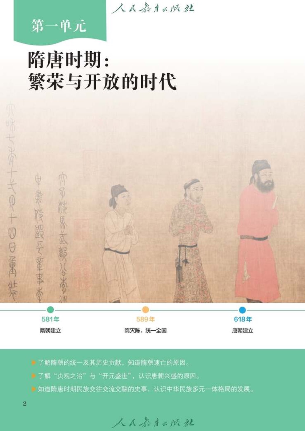 中国历史 七年级下册（2024）扫描页预览